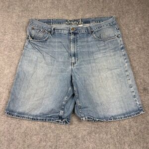 626 Blue Jean Shorts Mens 42 Blue Denim Relaxed Fit Casual Summer Shorts Vintage